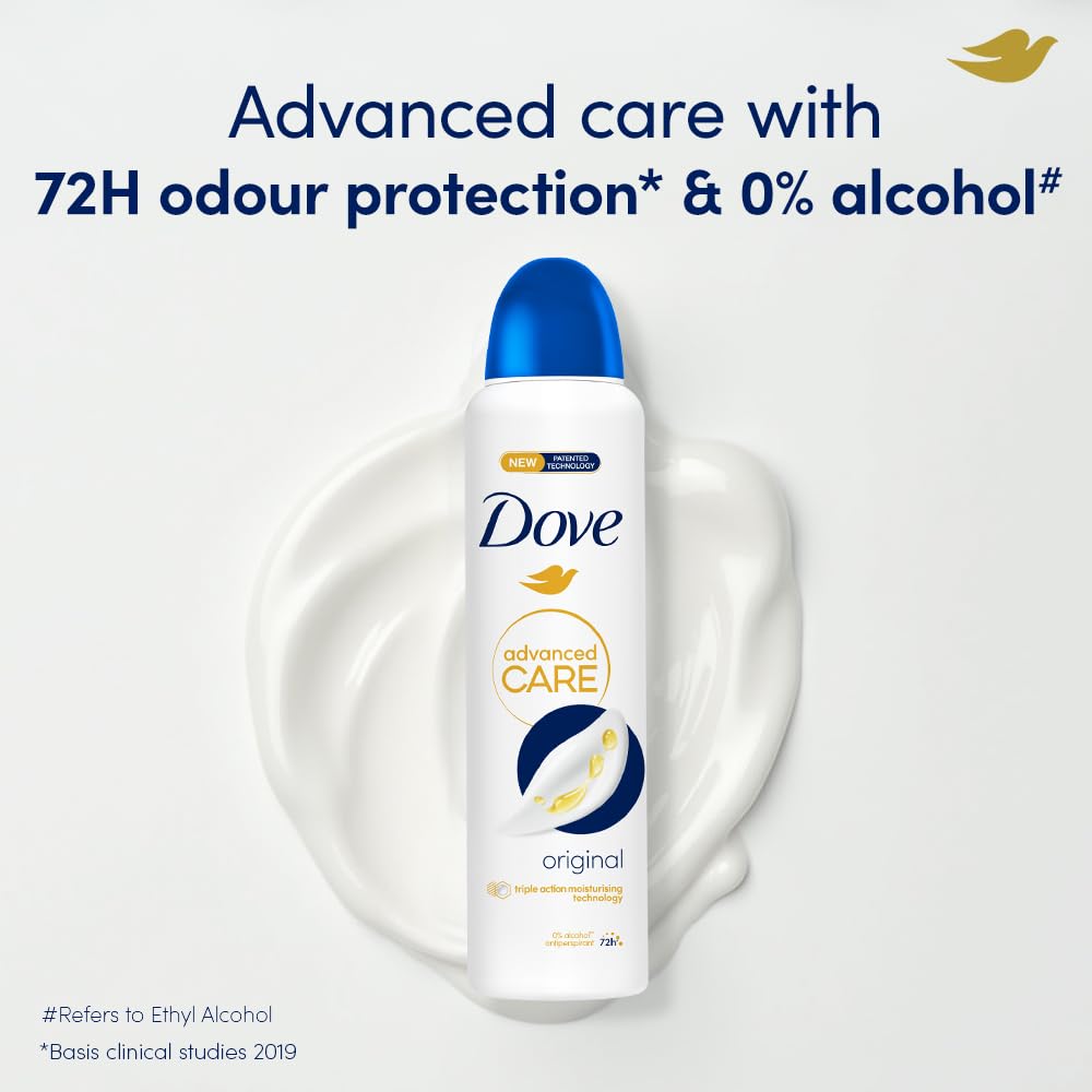 Dove Advanced Care Original Deodorant for Women | 72H Odour