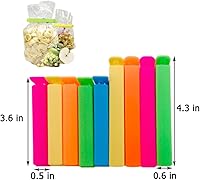 Vista 3 de 40 clips de sellado de plástico, clips para bolsas para alimentos, clip de sellado de alimentos para aperitivos, bolsas de papas fritas, bolsa
