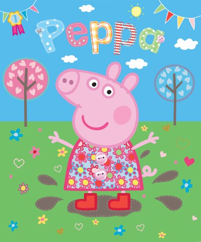 Walltastic 8 x 6.6 ft Peppa Pig Muddy Puddles