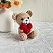 Juguete de oso de crochet: hecha a mano peluche Imagen de Juguete de oso de crochet: hecha a mano peluche