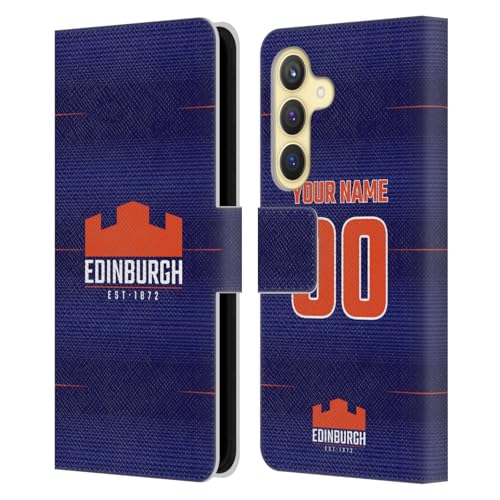 Coque Samsung S24 Edinburgh Rugby étui cuir anti rayure rabat magnétique