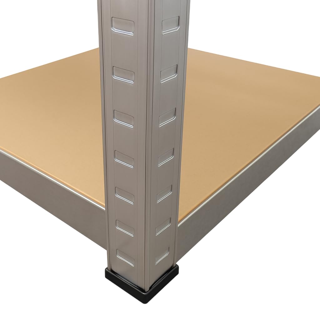 Pro&Basics 2er Pack Schwerlastregal 200x100x60cm Metallregal 100KG Fachlast
