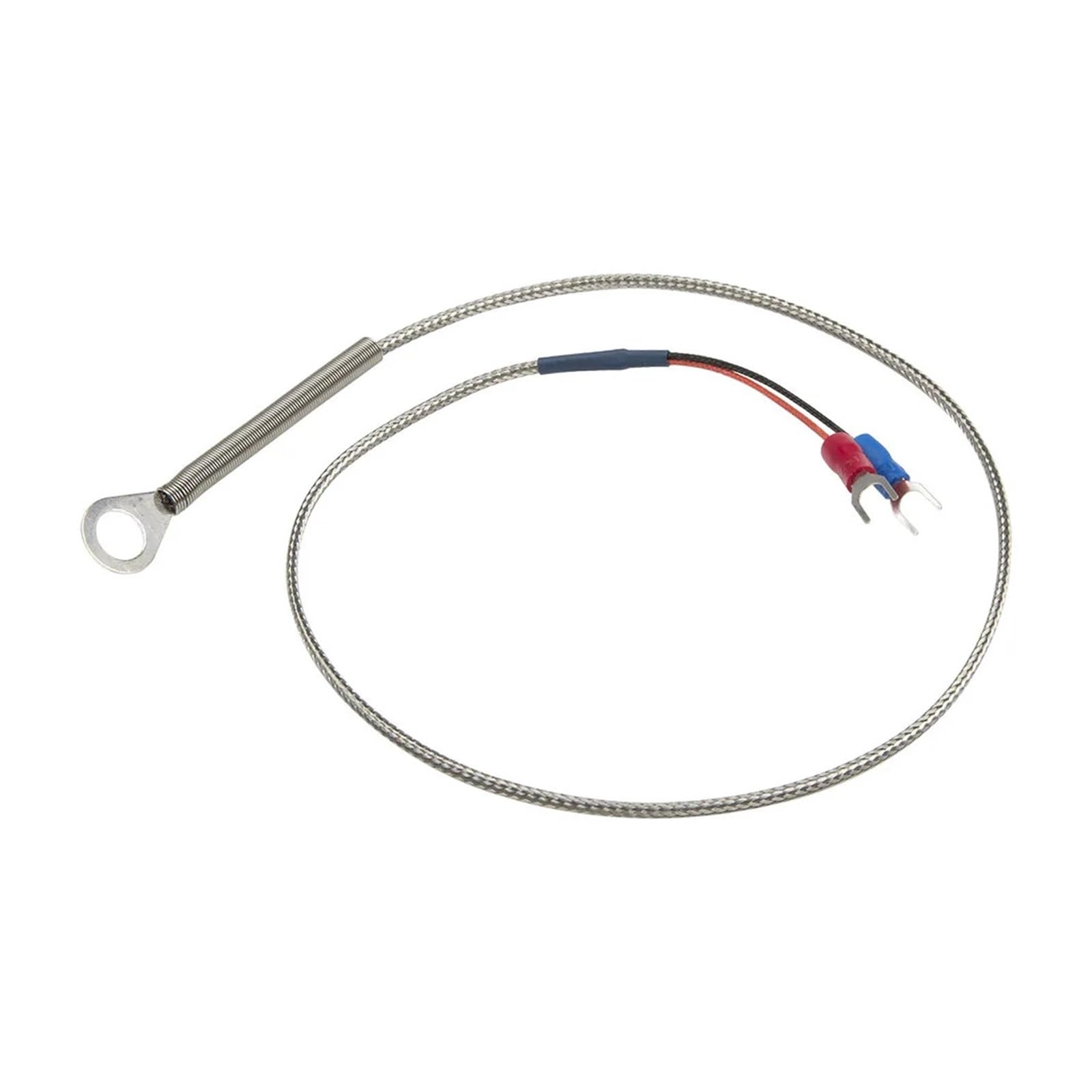 FTARR01 KE Typ 0,5 m abgeschirmtes Metallkabel mit mm, 6, 8, 10, 14 Durchmesser, Lochringkopf, Thermoelement-Temperatursensor(J 5mm Hole)