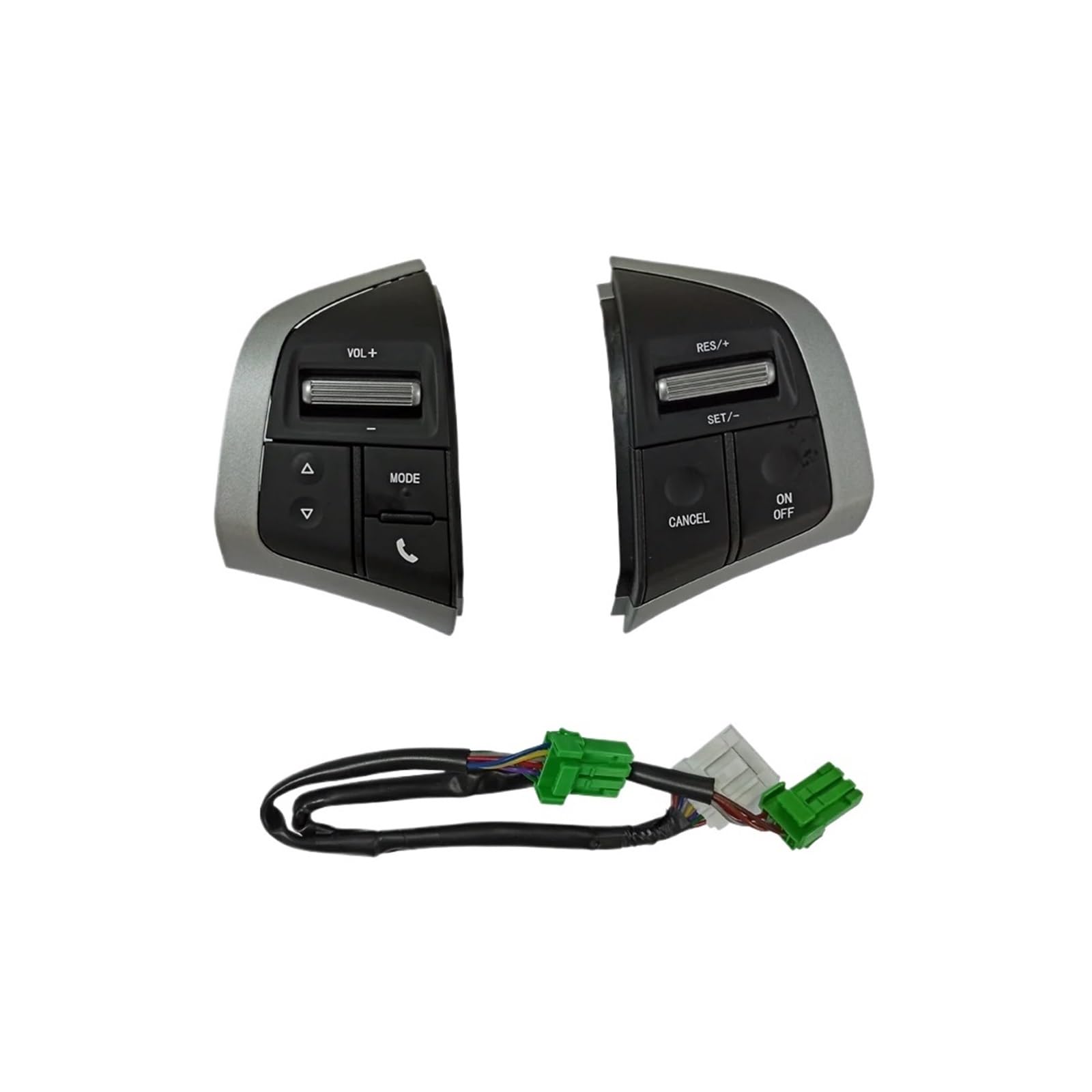 WVOPILNER Car Steering Wheel Panel Control Switch Radio Audio Volume Cruise Control Button Fit for Isuzu D-max Mux Fit for Chevy Dmax Steering Wheel Accessories