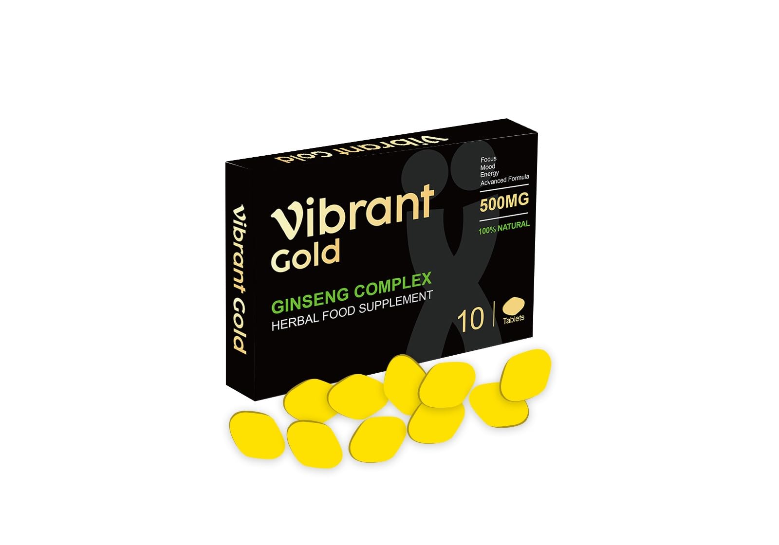 Plus|Extra Strong 500MG| Maximum Duration, Immediate Effect| Without Contraindications| 100% Natural Pack of 10 Tablet