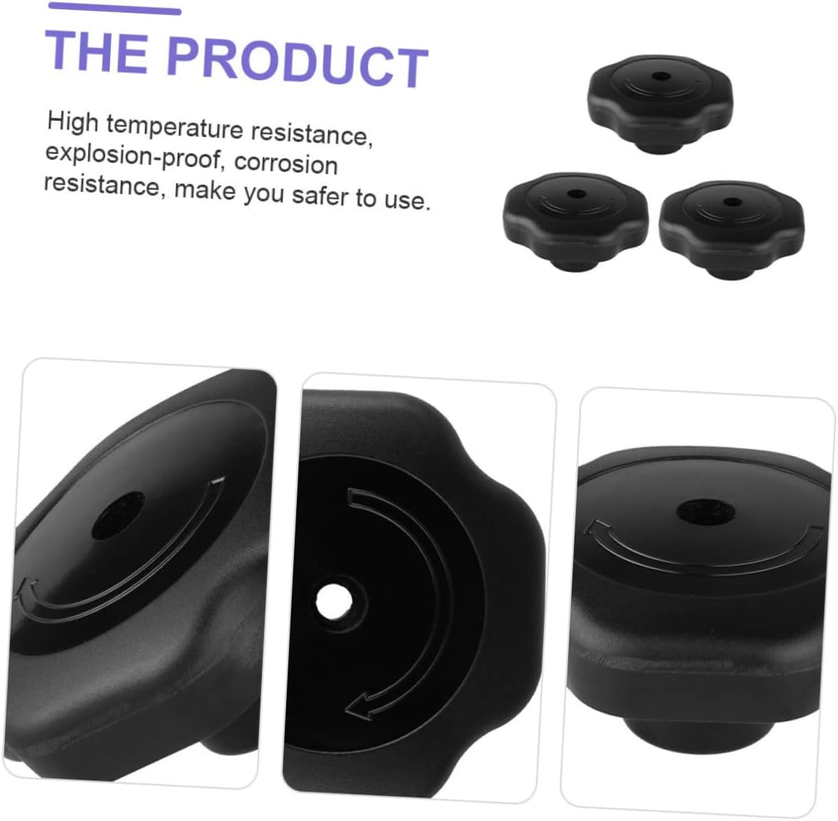 TIDTALEO 4pcs Pressure Cooker Knobs Explosion Lid Grip Replacement for Cookware Easy Installation Lightweight Design Compatible with Various Pot Lids