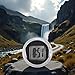 Mini Motorcycle Clocks,Waterproof Stick-On Motorbike Mount Watch Digital,Clocks for Vehicle,Auto,Car and More 1.1 Diameter Small in Size and Light in Weight,Electrical and Lighting
