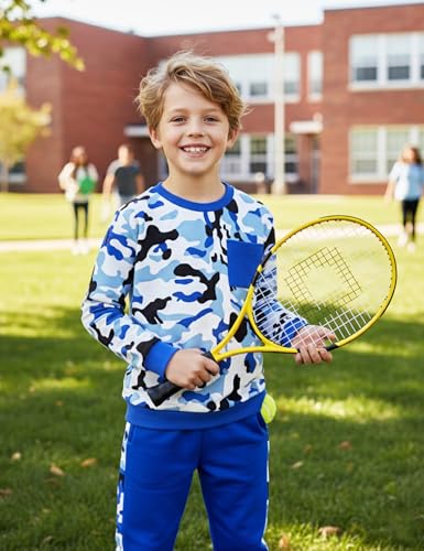 Boys Clothes Long Sleeve Camouflage Sweatshirt Tops and Pants 2PC Kids Clothes Boys Fall Winter Outfits 6-16 Years3