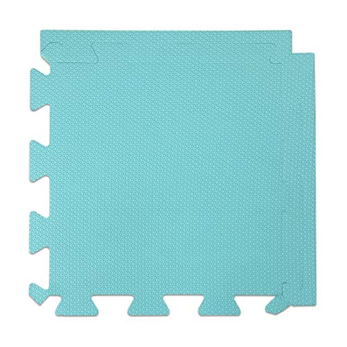 Tatame Tapete EVA Loja da Maria 50x50x1cm 10mm Verde Água