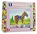 Produktbild Ministeck 32584 - Mosaikbild Ponyhof 1 Pony braun, Steckplatte, ca. 300 Teile und Zubehör, ideales Geschenk für kreatives Spielen