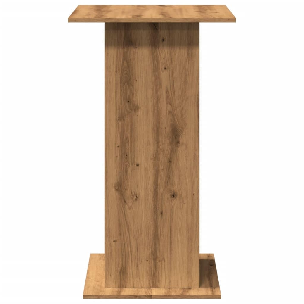 vidaXL Bartisch, Stehtisch mit Ablagen, Tresentisch Tisch für Küche Esszimmer, Küchentisch Loungetisch Bistrotisch, Artisan-Eiche Holzwerkstoff