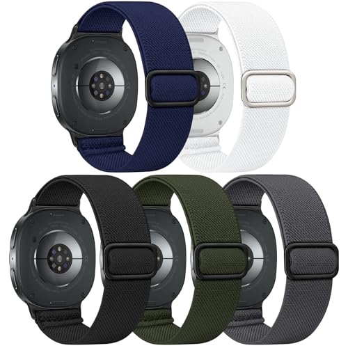 5 Pack Stretchy Bands Compatible with Galaxy Watch 7 6 5 4 FE 40/44/45mm