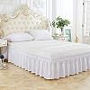 【Geschenk Voor April】Stof Ruffle Elastische Bedrok, Bedrok, Valance Spread Cover Quilt voor Home Blanket Bed(King: 78…
