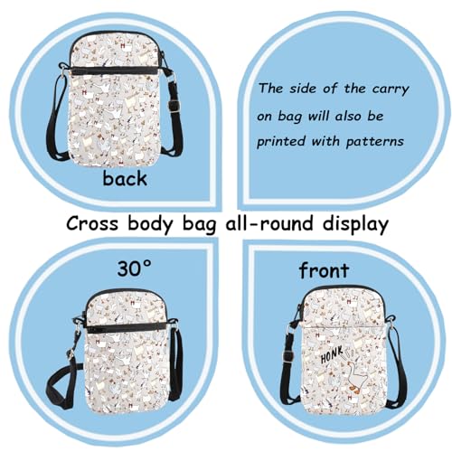 TSOTMO Honking Goose Game Gift Silly Goose Farm Gift Honk Goose Crossbody Bag for Game Lovers Goose Gamer3
