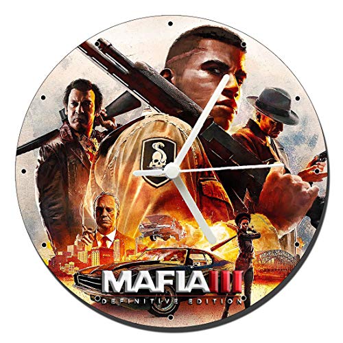 Mafia III Definitive Edition Wanduhren Wall Clock 20cm