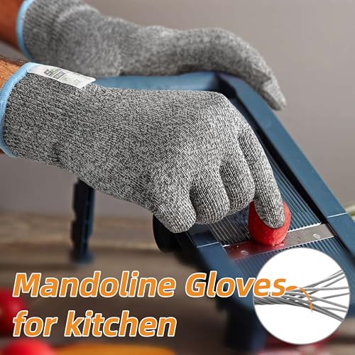 Image of Schwer 150 Pairs Core ANSI A6 Cut Resistant Gloves, Food Grade, CR1401, L | Non PFAS, No Glass Fiber, for Kitchen Food Prep, Mandolin Slicing, Meat Cutting, Oyster Shucking, Fish Fillet Processing