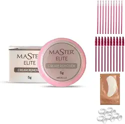 Creme Removedor Cola Master Elite Morango 5g Extensão Cílios