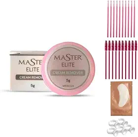 Creme Removedor Cola Master Elite Morango 5g Extensão Cílios