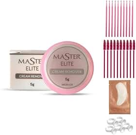 Creme Removedor Cola Master Elite Morango 5g Extensão Cílios