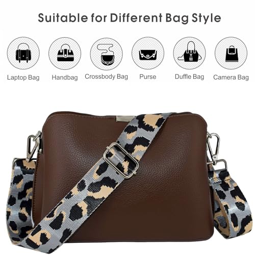 Image of Replacement Purse Strap Shoulder Strap Adjustable Crossbody Strap for Women Crossbody Wide Shoulder Bag