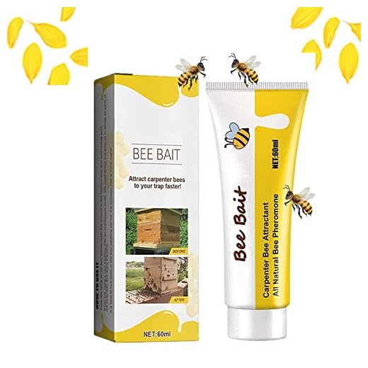 Carpenter Bee Trap Lure, 2023 New Carpenter Bee Traps for Outdoors, Attracts Capenter Bees to Your Outdoor Hive, Natural Ingredients, Easy to Use (2PCS)