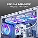 Phanteks Glacier One 360D30 X2 AIO Liquid CPU Cooler, Evolv X2 Aluminum Cap Design, 3X Performance D30-120 D-RGB Fans, for Intel LGA 1851, 1700, 1200, 115x and AMD AM4/AM5 sockets (White)