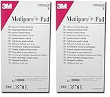 3M Medipore(TM)+Pad - 10x20 cm Medicazione Adesiva in TNT con tampone assorbente, Confezione 25 Pezzi (Confezione da 2)