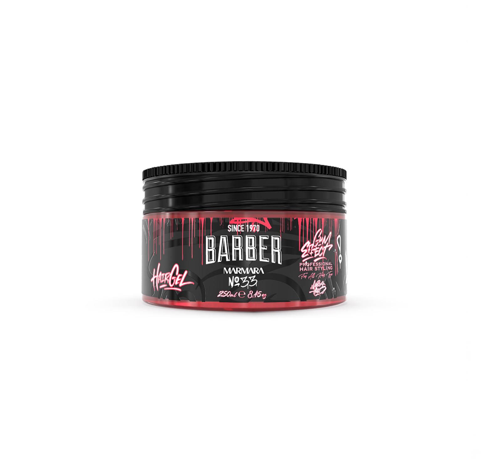 barber marmara No.33 Hair Styling Gel Strong Hold Fresh Scent 8.45 fl oz