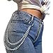 ZOYLINK Punk Damen Hosenkette, Jeanskette Brieftasche Kette Mode Hip Hop Kette Geldboerse Kette für Damen