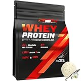 Whey Protein Pulver - 1000 g (Vanilla Ice Cream) - Mit Isolate Anteil - Instant lösliches Eiweiss Protein Pulver mit BCAA & EAA - German Elite Nutrition