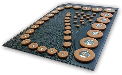 48 Saxophone Pads for Soprano Saxophone - Universal Set - Metal Resonators - Soundman® Leather Pads for Soprano Saxophone Workshop Repairing pad set sax 48 pcs