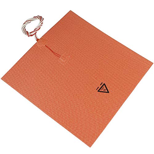Lysee 3D Printer Parts & Accessories - 150150mm 110V 180W Silicone Rubber Heating Pad for 3D Printer Heating Bed PXPE