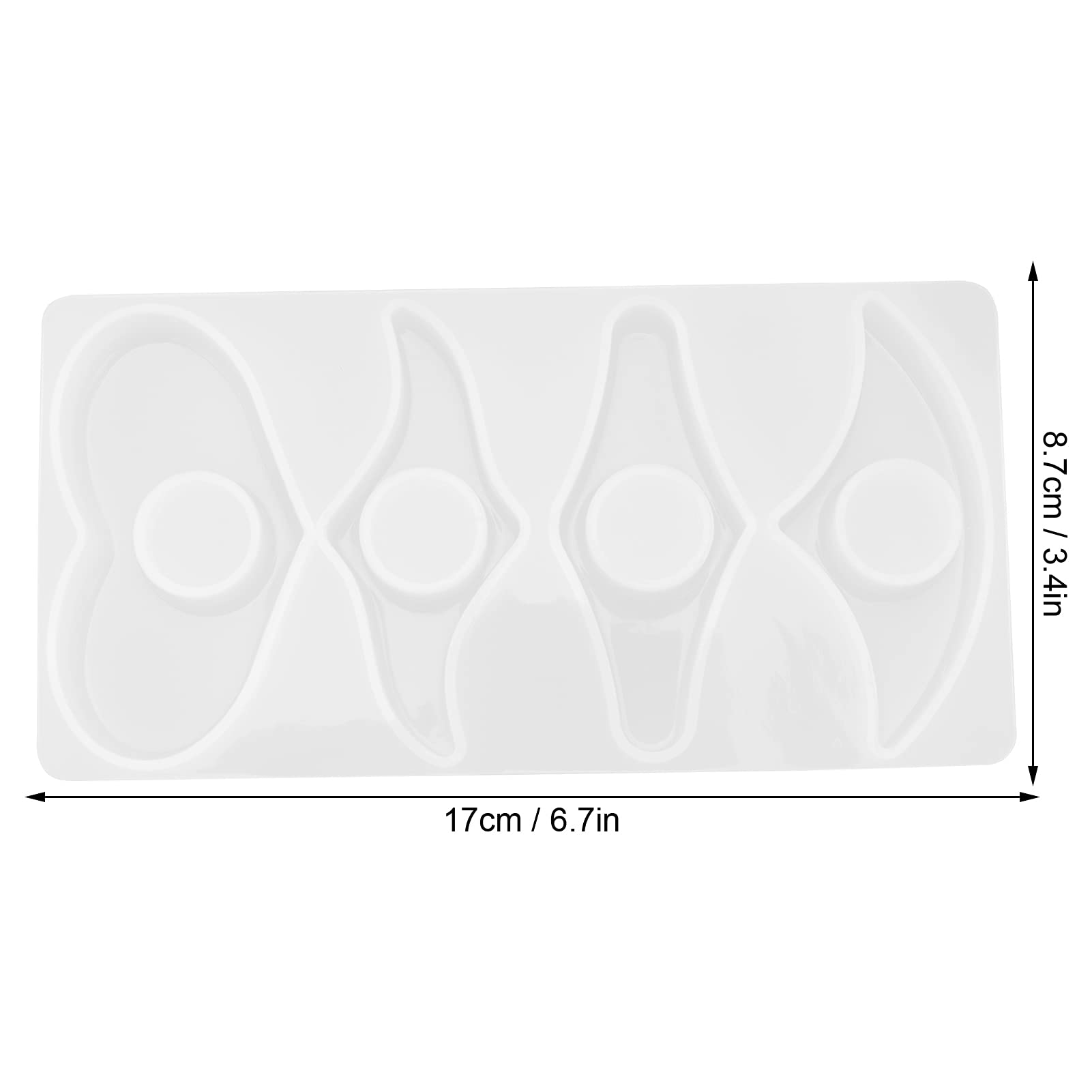 Moules En Silicone Pour Marque-Pages En Résine - 2 Moules Avec 9 Formes (Cœur, Étoile, Papillon...) - Loisirs Créatifs DIY