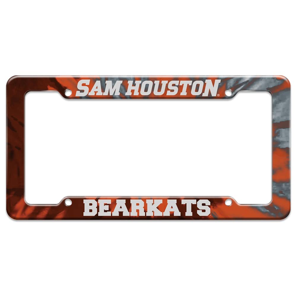 GRAPHICS & MORE Sam Houston State University Tie-Dye License Plate Tag Frame