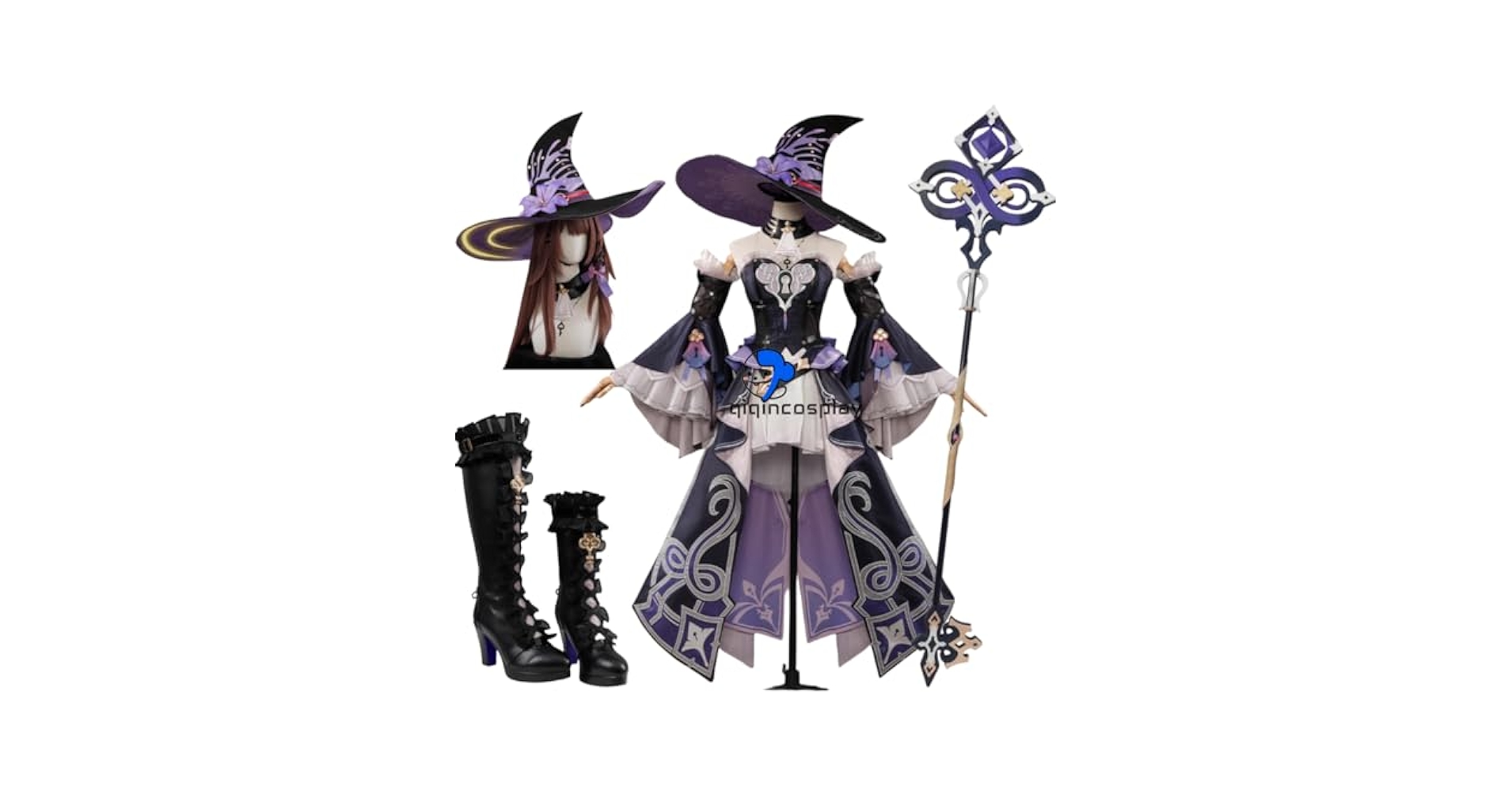 崩壊スターレイル マダム・ヘルタ コスプレ衣装＋靴＋帽子＋ウィッグセット Amazon.co.jp: [ばら屋出品] 崩壊スターレイル／マダムヘルタ