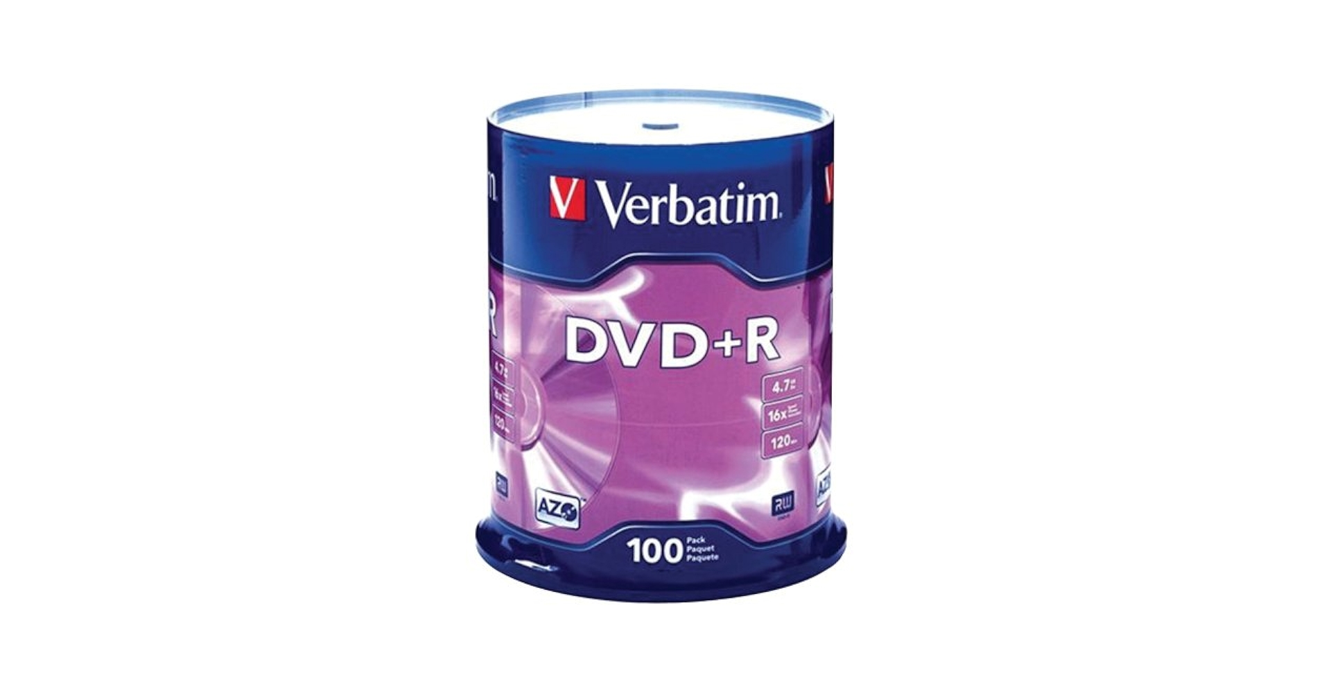 Amazon.com: VER95098 - Verbatim AZO DVD+R 4.7GB 16X with