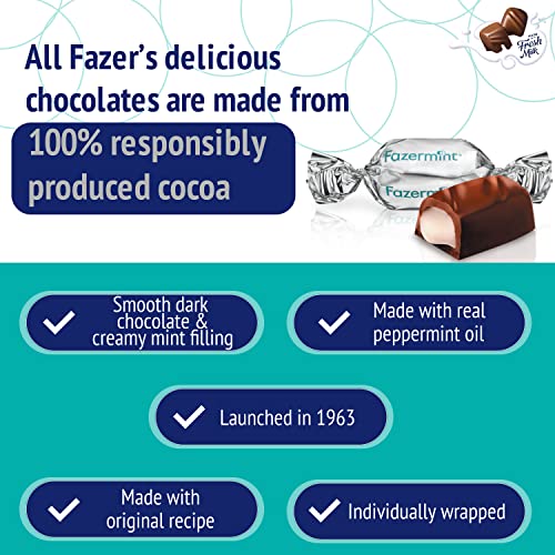 Fazer Fazermint Bulk (389 Pieces/Bag), 6.6000-Pound (3 Kg) #TOP2