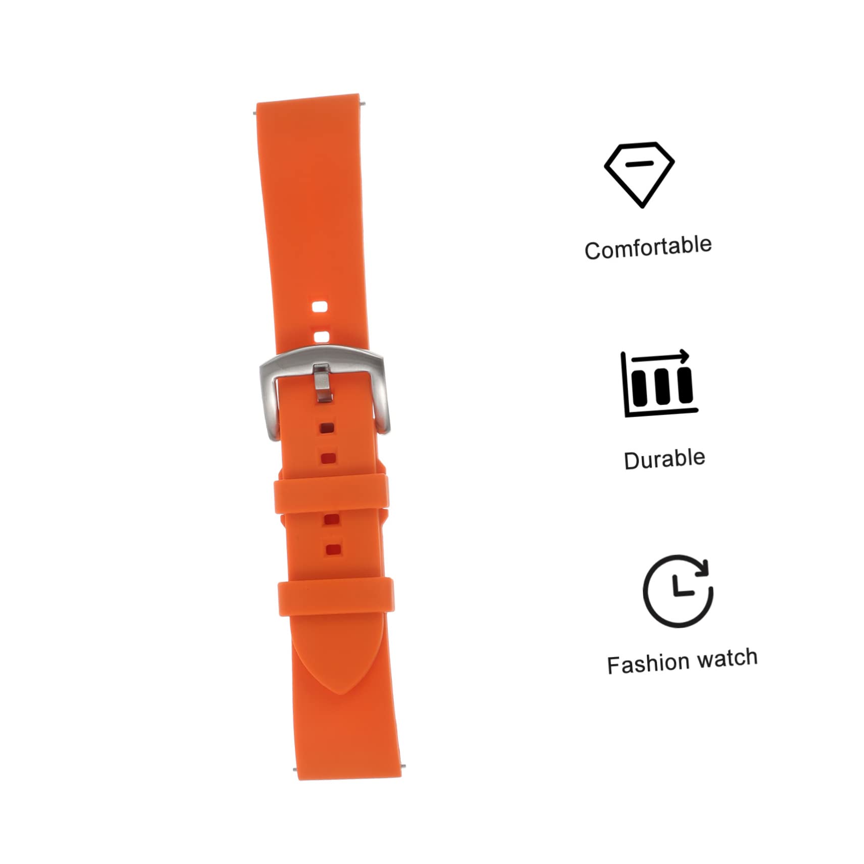 OSALADI 1 PC Correa Correa De Reloj Piezas De Repuesto Correa De Reloj De Goma Reemplazo Correa De Reloj Pulsera Para Reloj Correa De Reloj De Silicona Correa De Reloj Fitness Gel De