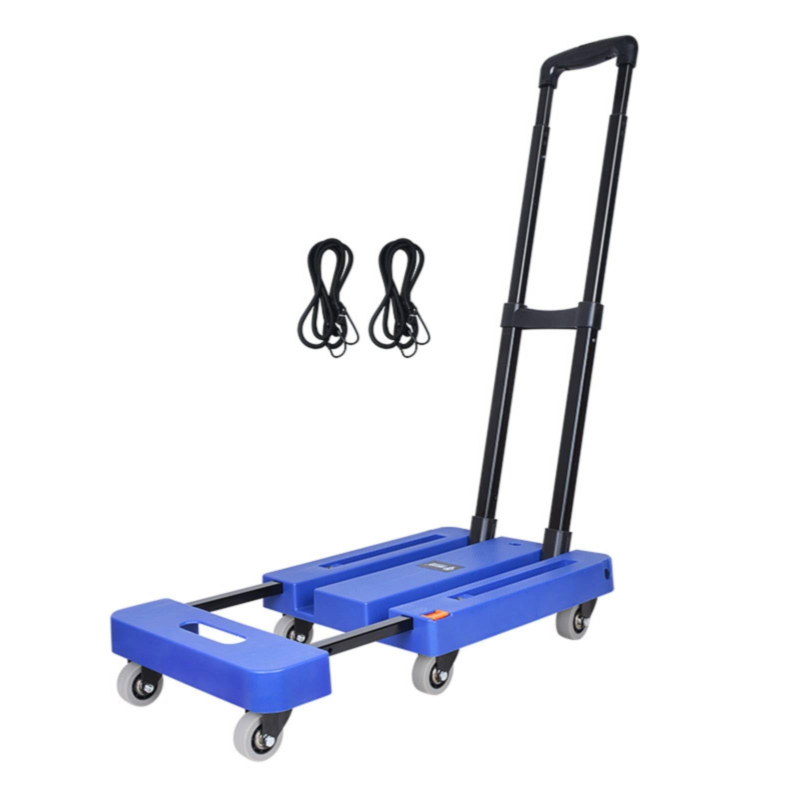 Carrello di Trasporto Pieghevole Mano Trolley Piattaforma Carrellino Pieghevole con Telaio in Ferro Resistente E Ruote, style to 10