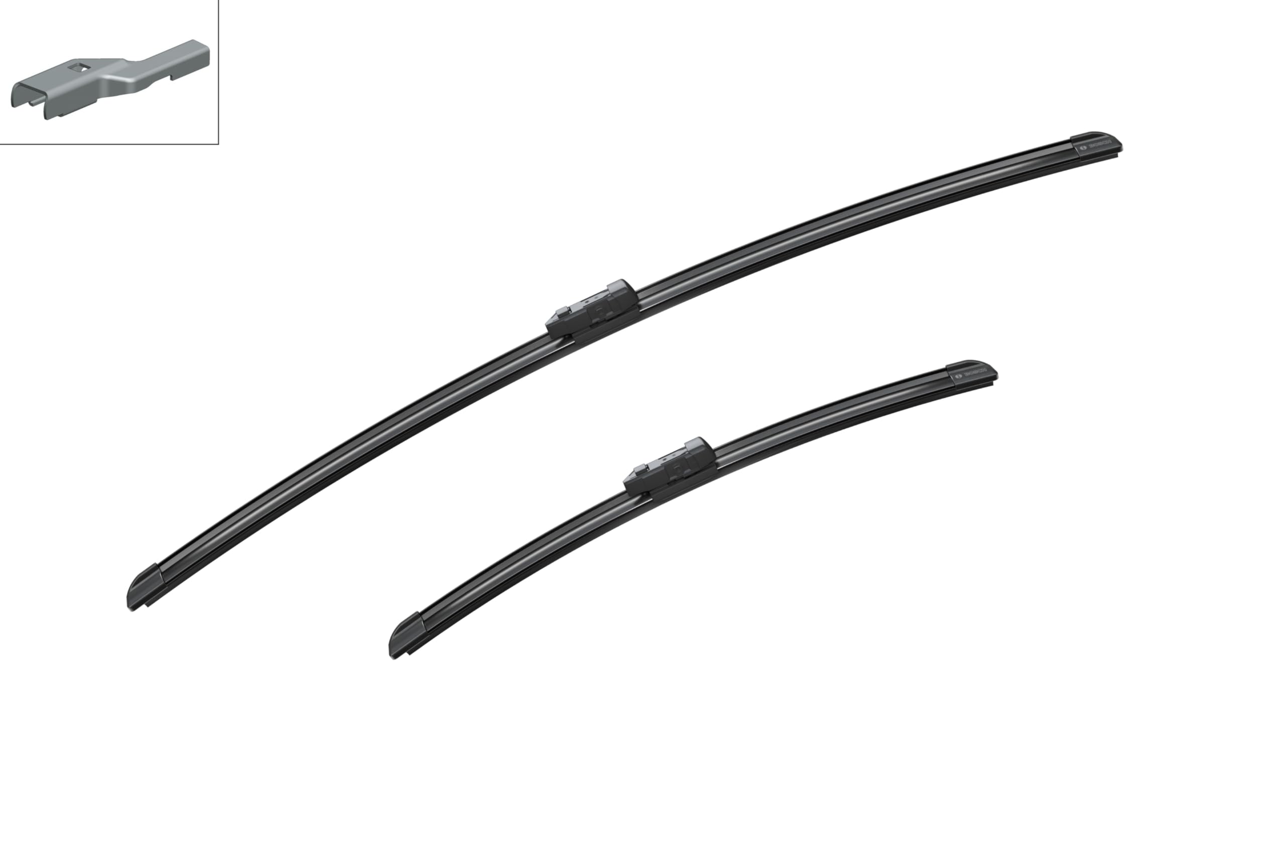 Escobilla limpiaparabrisas Bosch Aerotwin A532S, Longitud: 700mm/430mm − 1 juego para el parabrisas (frontal) - Válidas únicamente para vehículos con volante a la derecha (UK)