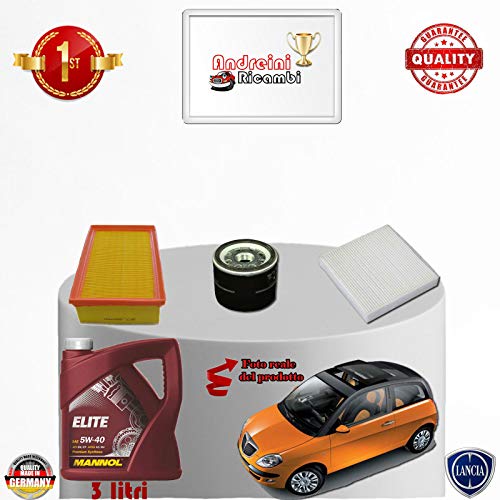 Kit Tagliando Completo Per Lancia Y 1.2 8V - Filtri + Olio 5W40 Elite (1996-2000) - Foto 7