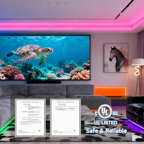 Image of BTF-LIGHTING WS2805 IC RGBCCT Addressable Dual Data LED Strip 5050SMD 16.4FT 60LED /m 20Pixel /m,UL Listed,5 Colors in 1 Chasing Color RGB+CCT 3000K-6500K IP30 DC12V(No Adapter or Controller)