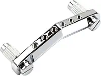 Ponte fixa de guitarra com barra de parada para guitarra elétrica de 6 cordas, ponte rígida de desempenho confiável e estável, substituição em formato