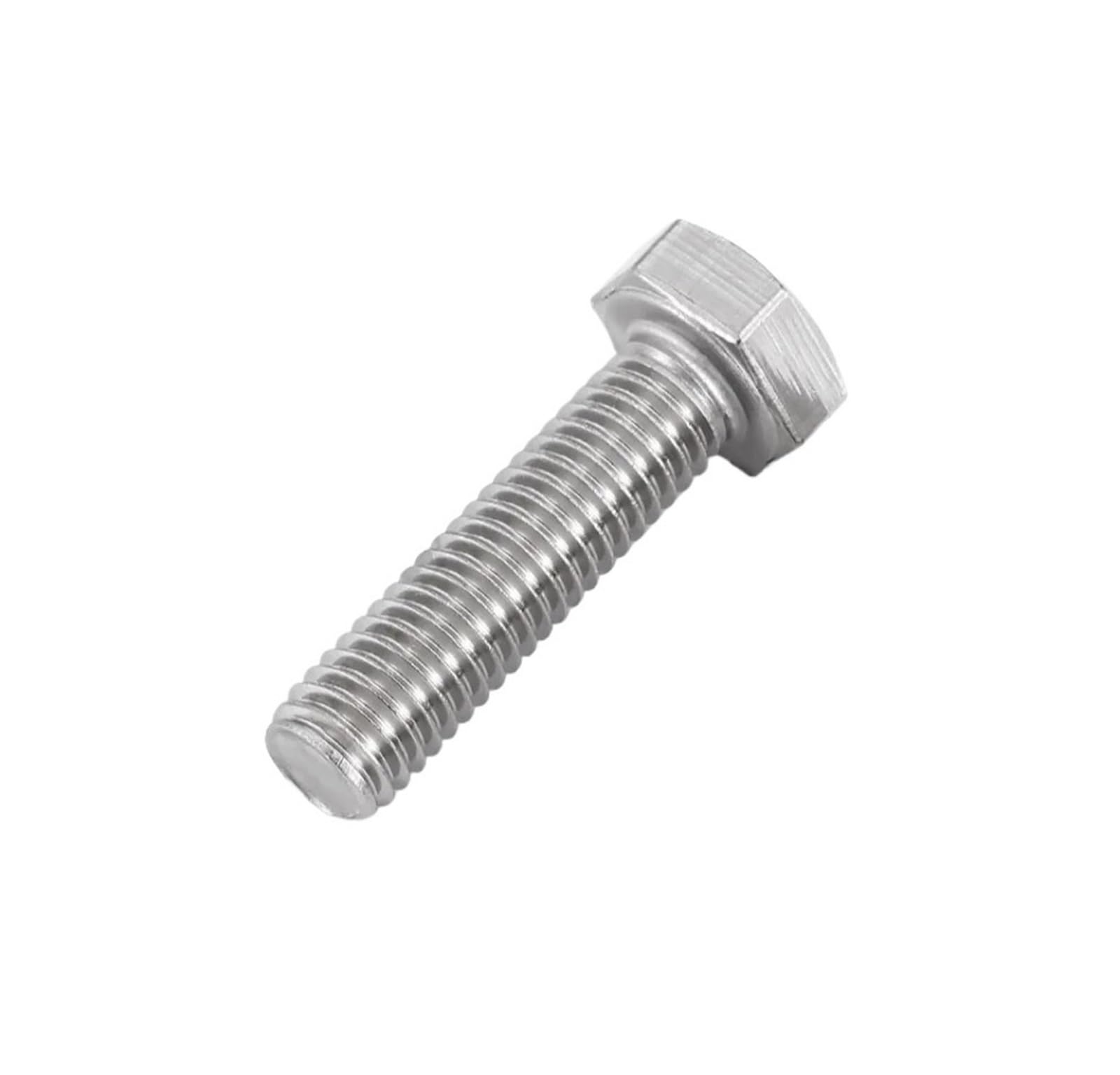 Boulon à tête hexagonale en acier inoxydable UNC UNF 304 A2 10# 1/4 5/16 3/8 7/16 1/2 5/8 vis à tête hexagonale(1-1/2,UNF 7/16-20(2pcs))