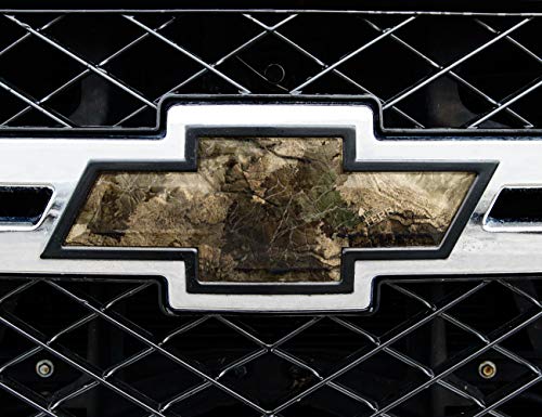 Image of Mossy Oak Graphics Camo Elements Terra Bayou Pattern - 11 inch x 4.75 inch Vinyl Sheet - Auto Emblem Skin, Easy to Install Vinyl Wrap, Fits Any Auto Emblem on Trucks, Cars, or SUVs