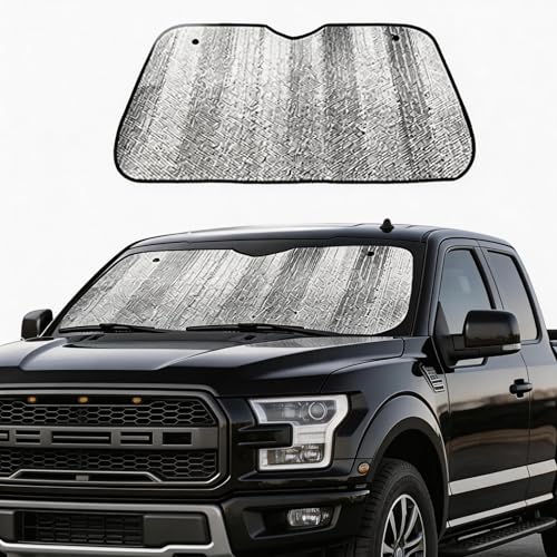 Big Ant Car Windshield Sunshade UV Ray Reflector Auto Window Sun Shade Visor Shield Cover, Keeps Vehicle Cool- Sliver (55' x 27.5')