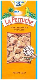 Beghin SayLa Perruche Pure Cane Rough Cut Cubes 1kg SUBR1K