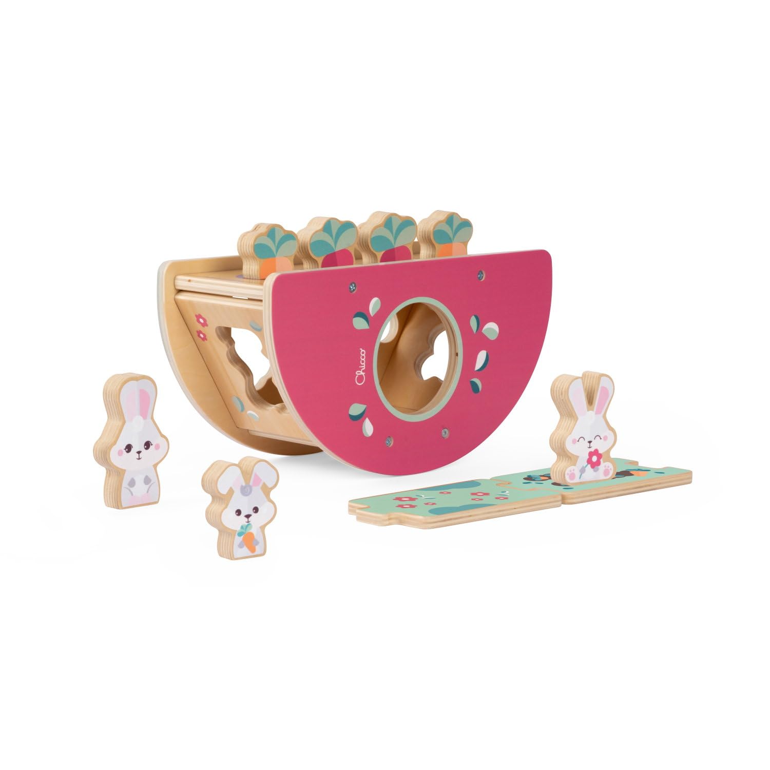 Chicco - Wooden Playset, Multicoloured, 1