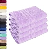 handtücher lila gestreift Moderne Farben und zeitloses Design. Unsere Handtücher lassen sich in jedes Farbkonzept integrieren und sorgen für ansprechende Farb-Akzente.