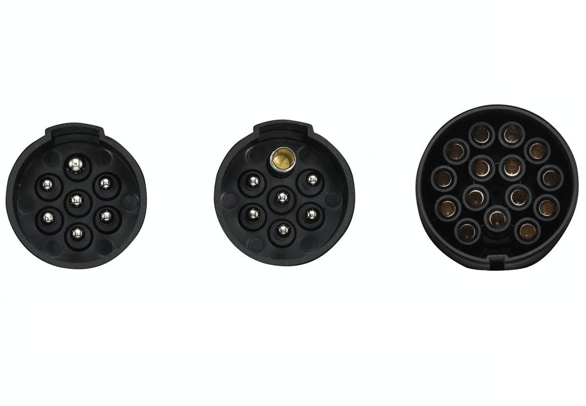 HELLA 8JA 005 952-061 Adattatore, Presa corrente, 24V, Spina 15<-->7/7, Cavo 155mm